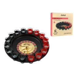 Ruleta para beber con 16 chupitos