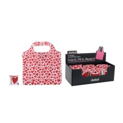 Bolsa de la compra FOLLOW YOUR HEART - expositor 24 uds