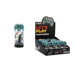 Sacapuntas LET'S PLAY - expositor 24 uds
