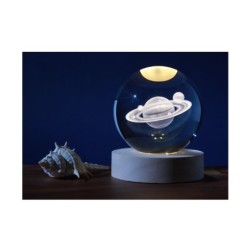Lámpara Bola de cristal pequeña Saturno