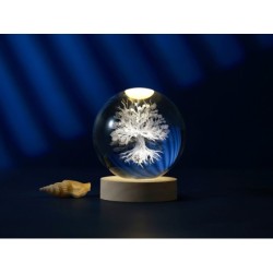 Lámpara Bola de cristal grande Árbol