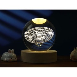 Lámpara Bola de cristal media Sistema Solar