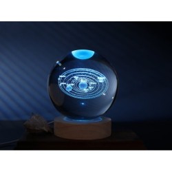 Lámpara Bola de cristal grande Sistema Solar