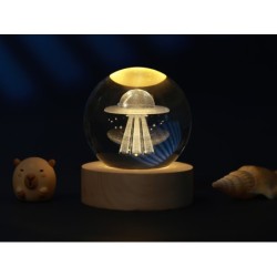 Lámpara Bola de cristal pequeña Ufo