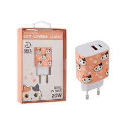 Enchufe USB ORANGE CAT