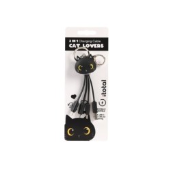Cable 3 en 1 BLACK CAT
