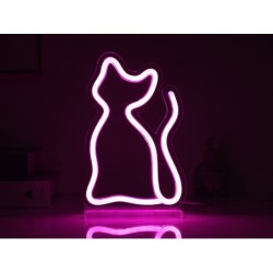 Letrero LED Gato