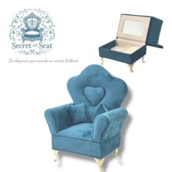 Mini sofá Secret & Seat joyero dark green SEP-2025