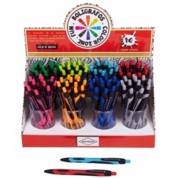 EXP.96 BOLIS SEMI-GEL, 8 COLORES SURTIDOS Expositor: 27,5 x 28,5 x 15 Unidad: 15,7 cm.