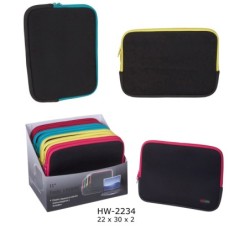 EXP.12 FUNDAS I-PAD 11 pulg C/CREMALLERA,4 COLORES 22 x 30 x 2 cm