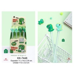 EXP.24 BOLIS GEL DINOSAURS Exp. 11 x 14,5 x 25 cm. Unid. 17,5 x 3,5 cm