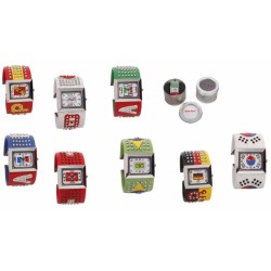 RELOJ BANGLE FLAGG COLLECTION,8 MODELOS 8 x 4 cm