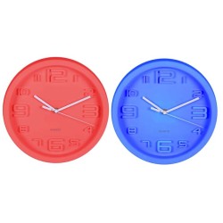 RELOJ PARED ROUND PEQUEÑO ,2 COLORES 25 x 25 x 4 cm