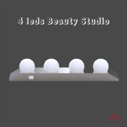 LAMPARA 4 LEDS BEAUTY STUDIO 35 x 5,5 x 6,5 cm