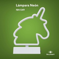 FIGURA NEON NEW UNICORN 30 x 14 x 2,5 cm.