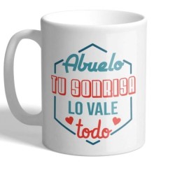 MUG SPECIAL EDITION ABUELO TU SONRISA... 8 x 8 x 9,5 cm.