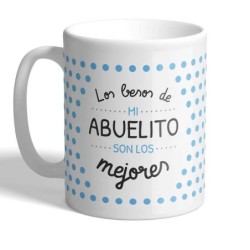MUG SPECIAL EDITION LOS BESOS.ABUELITO...MEJORES 8 x 8 x 9,5 cm.