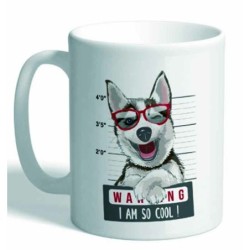 MUG CON MENSAJE ,I AM SO COOL 8 x 8 x 9,5 cm.