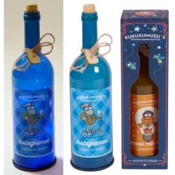 BOTELLA CON LUZ KUKUXUMUXU INSTAGRAMEO 29,5 x 8 x 8 cm.