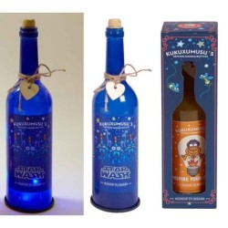 BOTELLA CON LUZ KUKUXUMUXU STAR WASH 29,5 x 8 x 8 cm.