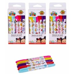 EXP.20 SETS ,5 CERAS GEL OLOR TSUM TSUM Expositor: 17,5 x 17,5 x 16,5 cm Unidad: 14,5 cm