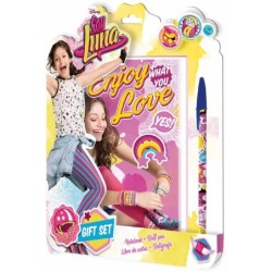 BLISTER LIBRETA ESPIRAL 3D Y BOLI SOY LUNA 20 x 18 x 3 cm