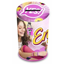 HUCHA C/CANDADO CILINDRO SOY LUNA 13 x 8 x 8 cm