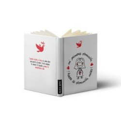 LIBRETA C/ MENSAJE A6 COMUNION GIRL Tamaño A6