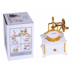 MOLINILLO MUSICAL BLANCO 12,5 x 19,5 x 10,5 cm