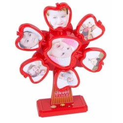 PORTAFOTOS MULTIPLE GIRO APPLE ROJO 32 x 24 x 7,5 cm