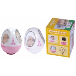 PORTAFOTOS GIRATORIO PEQUEÑO 2 COLORES MODELO EGG 15,5 x 11 x 11 cm