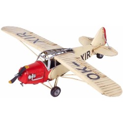 AVION METAL ANTIGUO PIPER PA-18 39 x 28 x 9 cm