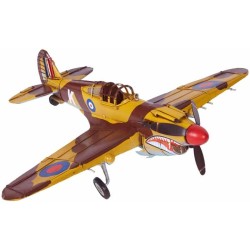 AVION METAL HAWK AMARILLO Y MARRON 41 x 49 x 15 cm