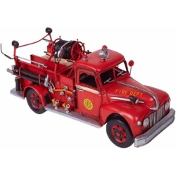 COCHE METAL BOMBEROS 1946 FORD ,ESCALA 1:24 36 x 13 x 16 cm