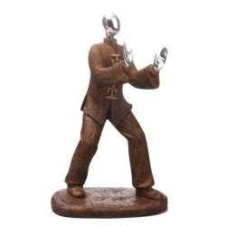 FIGURA HOMBRE TAI-CHI MANOS DELANTE 30 x 18 x 10 cm