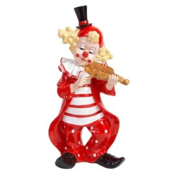 PAYASO GRANDE TOCANDO EL VIOLIN 27 x 13 x 10 cm