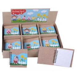 EXP.36 MINI LIBRETAS COLEC.ANIMALES DE LA GRANJA 34 x 21 x 23 cm