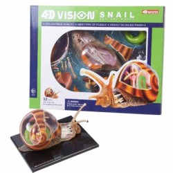 PUZZLE DIDACTICO 4D GDE, CARACOL ANATOMY 10 x 19 x 16 cm
