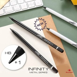 EXP.24 LAPICES INFINITY ROUND METAL BODY 6 COL. 22 x 12 x 26 cm.