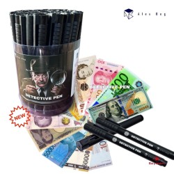 EXP.36 DETECTIVE PEN DETECTOR BILLETES FALSOS Und: 13,2 x 1 cm.