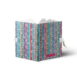 DIARIO A5 168H.C/CANDADO STRIPES 14 x 21,50 x 2 cm.